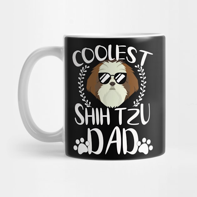 Glasses Coolest Shih Tzu Dog Dad by mlleradrian